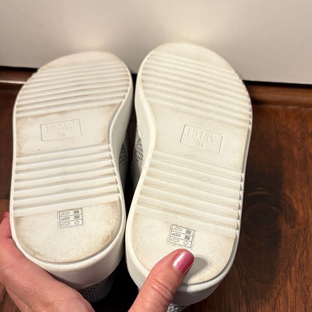 Eileen Fisher Women's Gray Slip-On Loafers - Picture 4 of 5